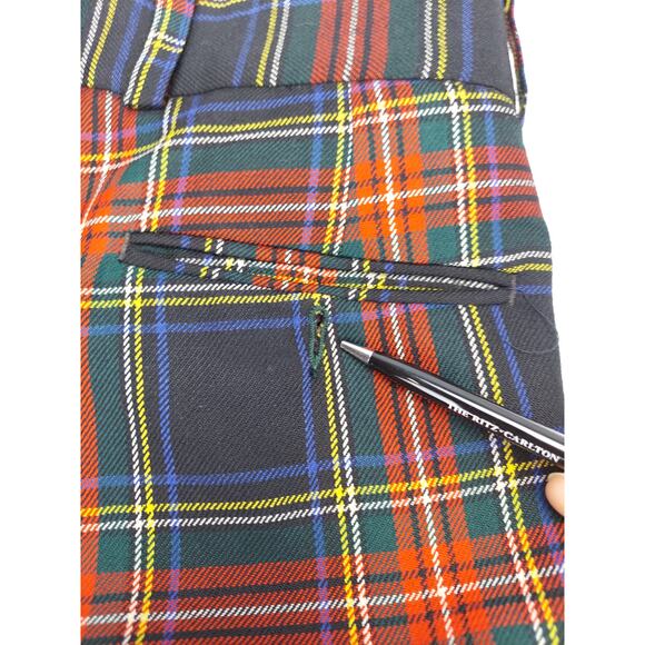 Vintage The Scotch House Tartan Plaid Wool Straight Leg Pants Mens 32x30 - Picture 7 of 12